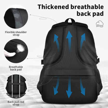 schoolbags for Middle school and high school student，high-capacity camo bookbags for Teens boys，Water Resistant Anti Theft Travel backpack with Computer compartment Fits 15.6 Inch Laptop