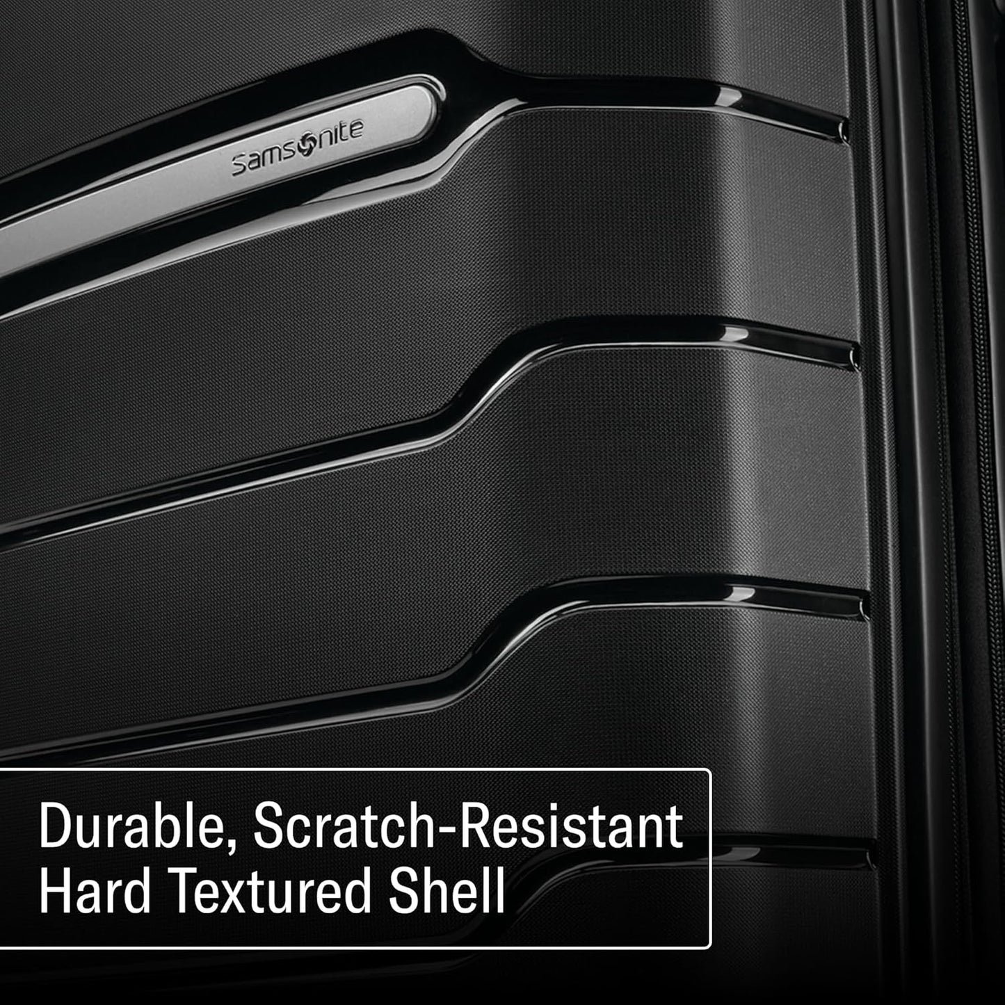 Samsonite Freeform Hardside Expandable with Double Spinner Wheels, Mint Green, Checked-Large 28-Inch