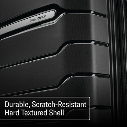 Samsonite Freeform Hardside Expandable with Double Spinner Wheels, Mint Green, Checked-Large 28-Inch