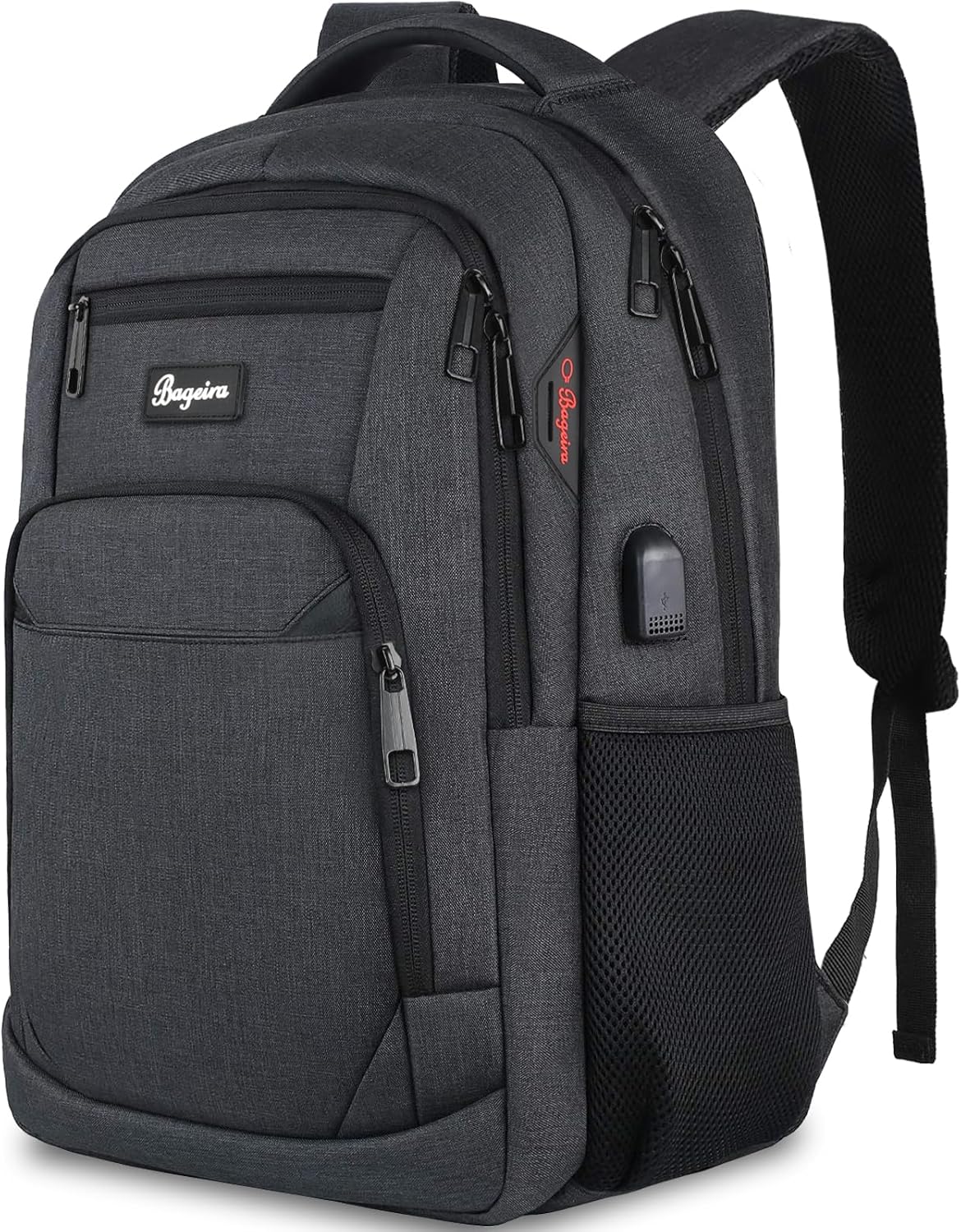 Black Backpack for School, School Backpack for Boys Girls Teens, Backpacks for Men Women, College Back Pack, Book Bag, Water Resistant Bookbag, mochilas escolares para adolescentes