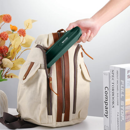 Travel cutlery set, 18/8 stainless steel cutlery, Reusable utensils set with case, Portable Silverware Lunch Box for Camping and Office