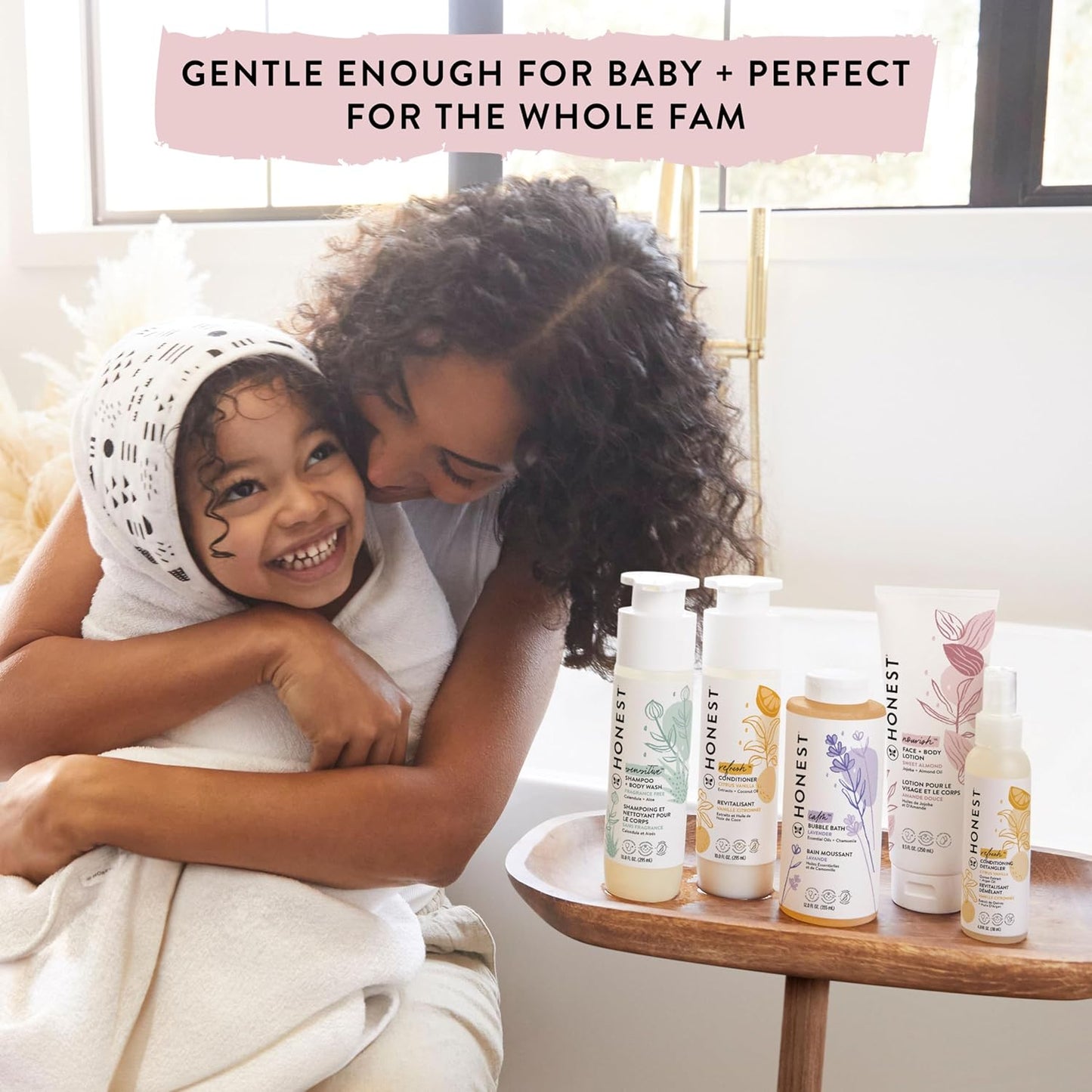 The Honest Company 2-in-1 Cleansing Shampoo + Body Wash | Gentle for Baby | Naturally Derived, Tear-free, Hypoallergenic | Citrus Vanilla Refresh, 10 fl oz