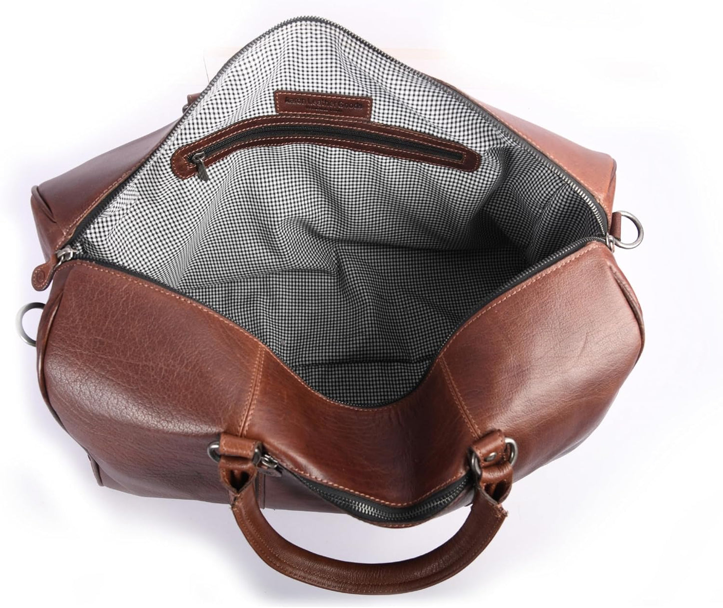 Leather Duffel Bag for Men & Women Travel, Weekend, Overnight, Gym Bag