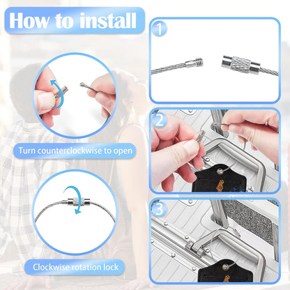 2 Pack Luggage Tags with Colorful Guitar for Suitcases, Burning Electric Guitar PU Leather Luggage Tag Accessories Privacy Cover ID Label with Stainless Steel Loop for Travel Bag for Women Girls