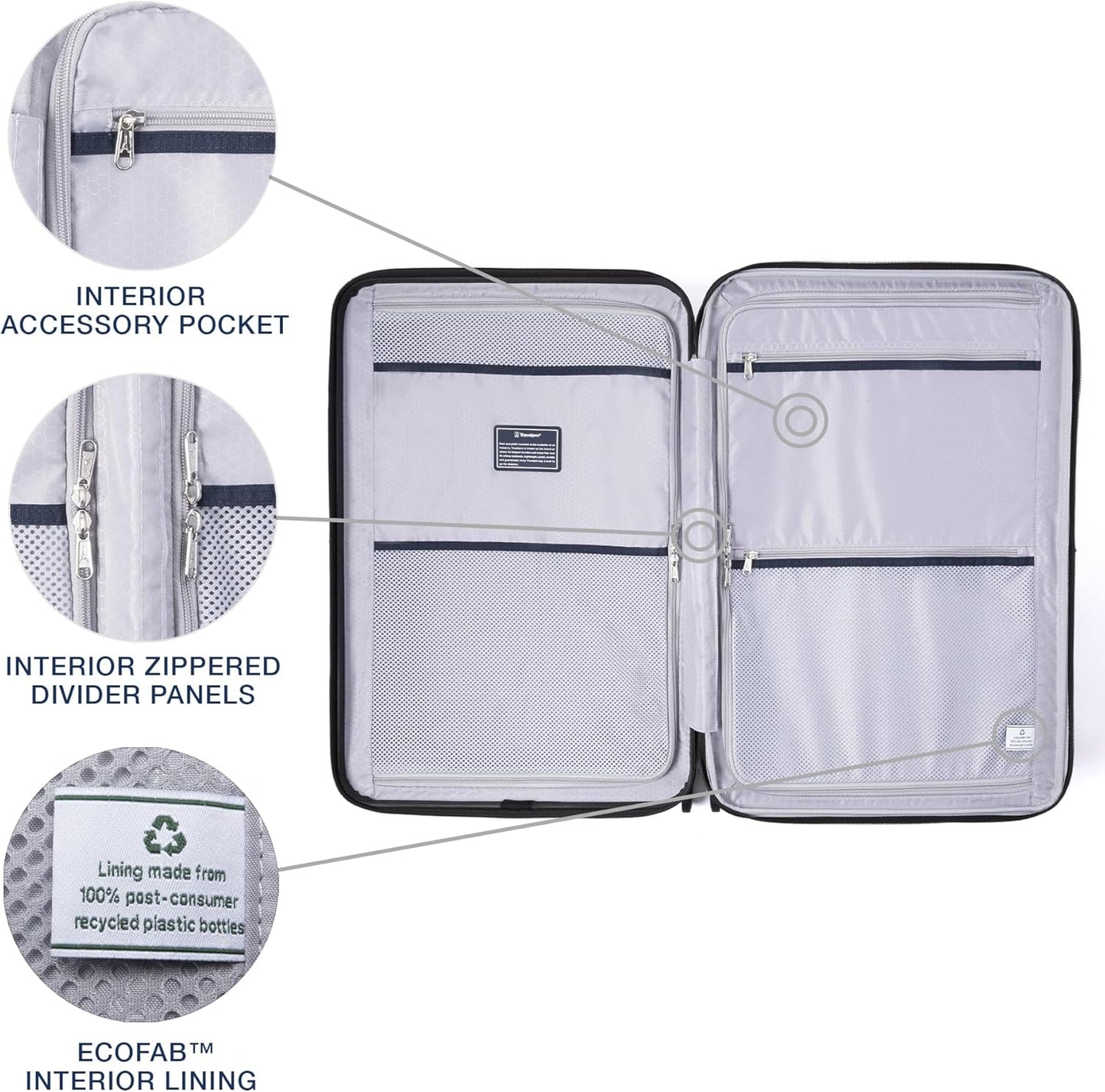 Travelpro Maxlite Air V2 Hardside Expandable Checked Luggage, 8 Spinner Wheels, Lightweight Hard Shell Suitcase, TSA lock, Shadow Grey, Checked Medium 25-Inch