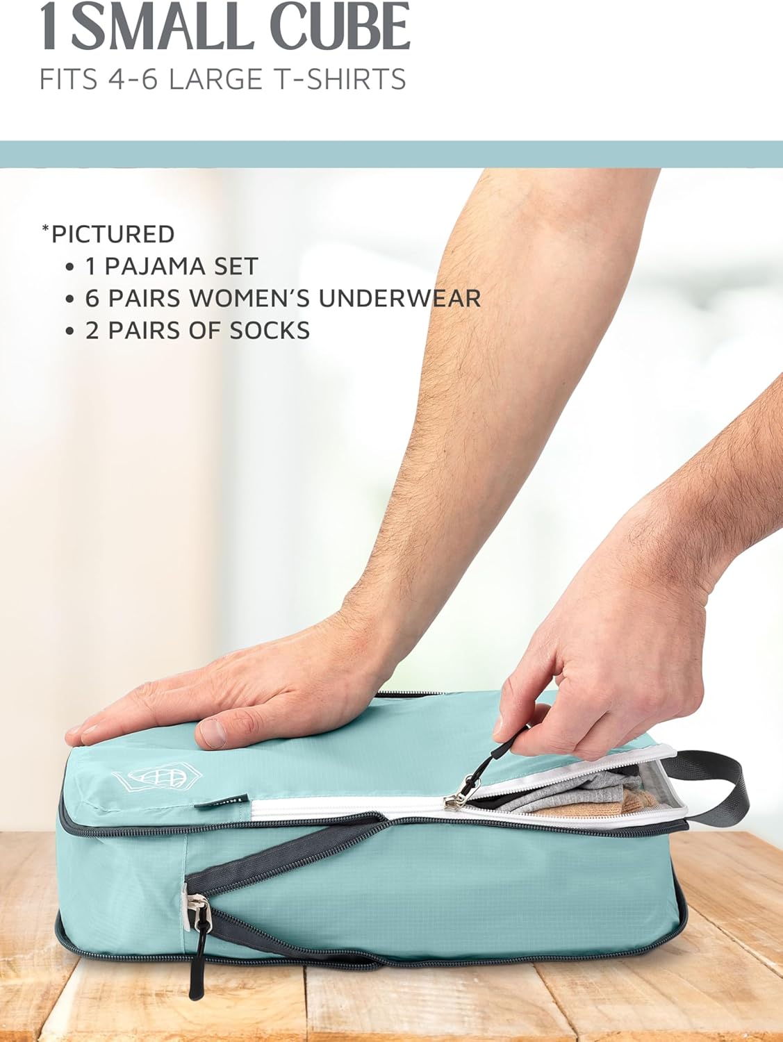 Compression Packing Cubes Set for Travel - Lightweight, Durable Clothes Organizer for Carry-On Luggage and Suitcases by TRIPPED Travel Gear