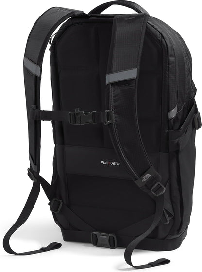 THE NORTH FACE Recon Everyday Laptop Backpack | Daypack with Water Repellent Finish, 16" Laptop Sleeve, 2 Water Bottle Pockets, TNF Black/TNF Black-NPF, One Size