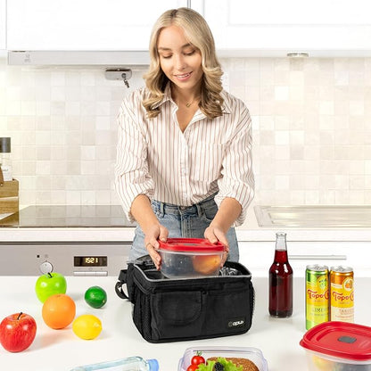 opux Lunch Box for Men, Adult Lunch Box Cooler, Insulated Lunch Bag Women - Image 4