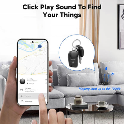 Air Tracker Tag for Android Smart Tag（Not for iOS）Air Tracker Tags-4 pack Android Work with Google Find Hub App Key Finder Bluetooth Tracker Item Locator for Purse, Keys, Luggage, Backpack, Pets，etc.