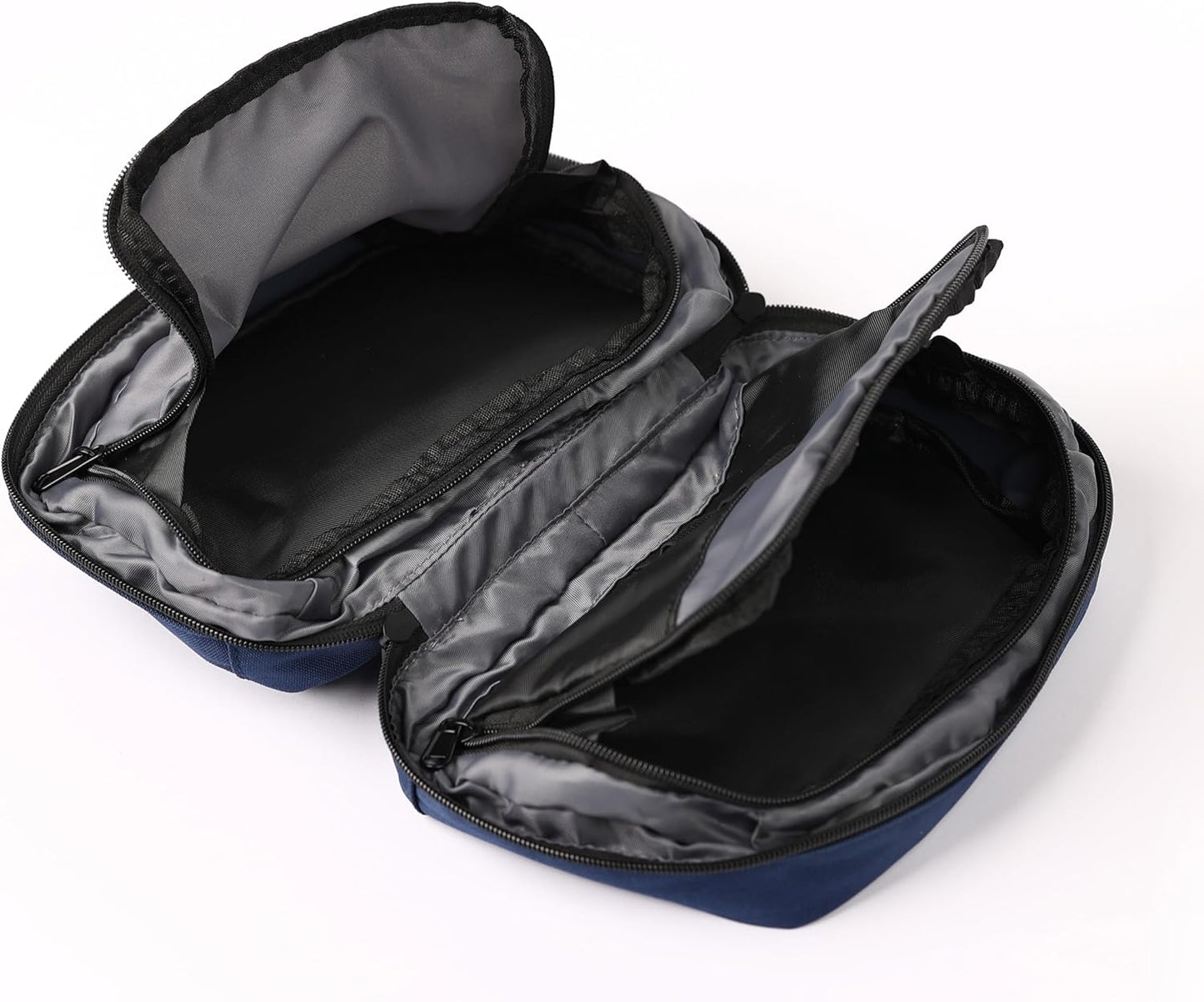 Toiletry Bag for Men & Women with 2 Reusable Bottles | Durable & Stylish Travel Toiletry Bag with Hanging Hook - Ample Storage Hanging Toiletry Bag