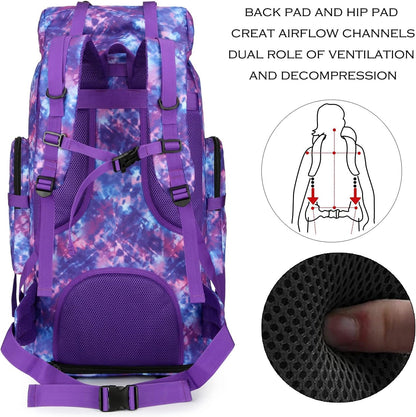 Hiking Backpack for Men 70L/100L Camping Backpack Military Rucksack Molle 3 Days Assault Pack for Climbing