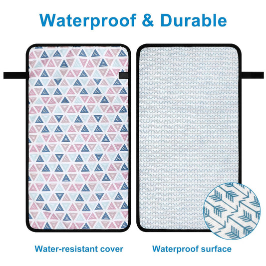 Accmor Portable Diaper Changing Pad, Waterproof Baby Changing Mat, Foldable Portable Travel Changing Pads for Baby, Triangle