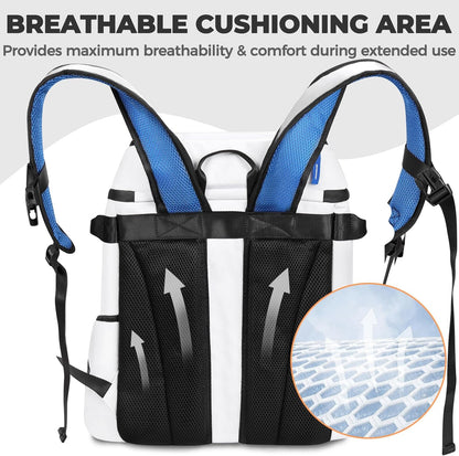 Heytrip Backpack Cooler 36/54 Cans Insulated Waterproof Cooler Bag for 20 Hours Cold Retention, Leak-Proof Camping Cooler with Multi-Compartments