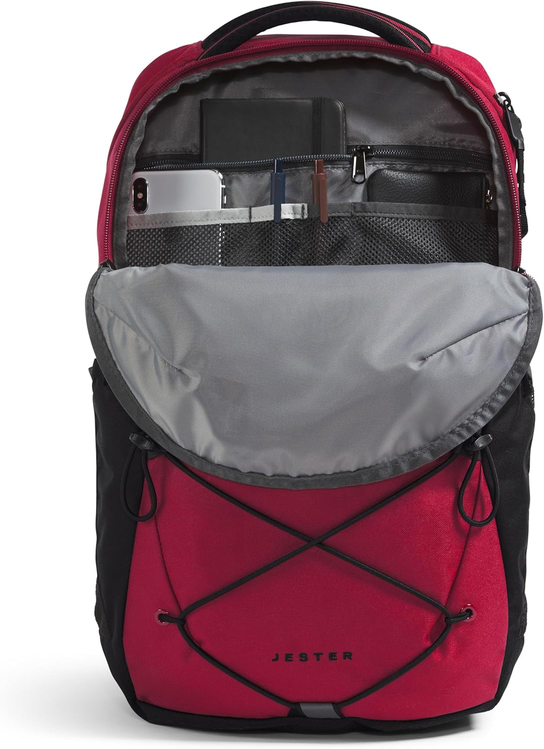 THE NORTH FACE Jester Everyday Laptop Backpack, Beetroot/TNF Black, One Size