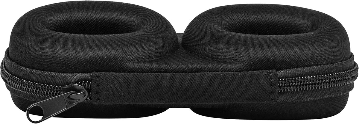 Double Watch Travel Case Storage Holder Box for 2 Watches | Dual Tough Portable Protection w/Zipper Fits All Wristwatches & Smart Watches Up to 50mm (Black)