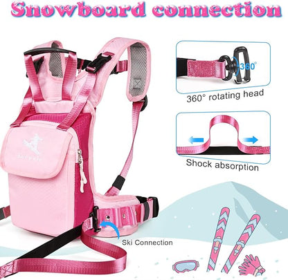 Children’s Ski Harness Trainer Snowboard Anti-fall Traction Belt Beginner Ski - Image 5