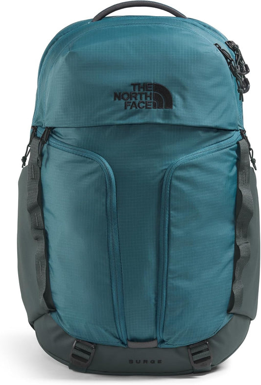 THE NORTH FACE Surge Commuter Laptop Backpack | Daypack with Water Repellent Finish, 16" Laptop Sleeve, Reflective Details, Space/Anthracite Grey, One Size