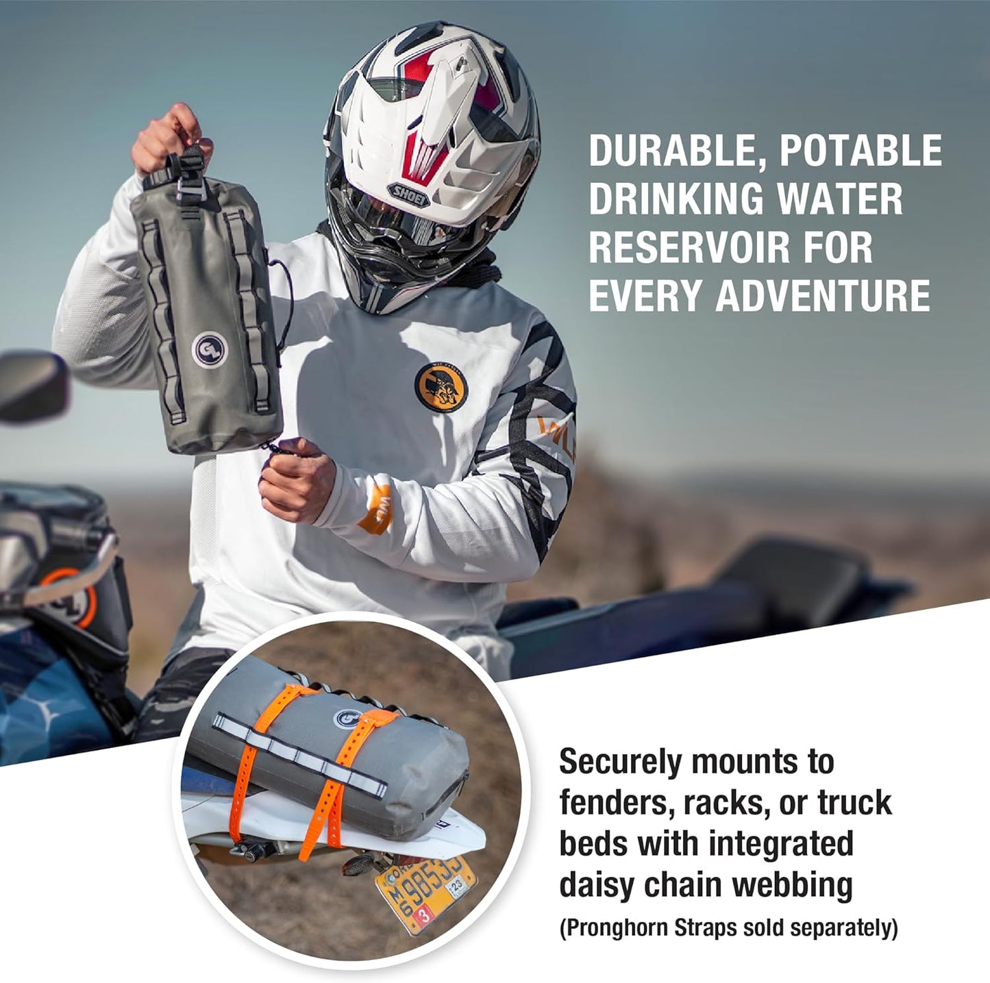 Giant Loop Cactus Canteen Water Reservoir, Foldable and Collapsible Utility Bladder for Drinking Water 1,2,3,5-Gallon (5-Gallon)