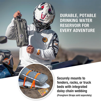 Giant Loop Cactus Canteen Water Reservoir, Foldable and Collapsible Utility Bladder for Drinking Water 1,2,3,5-Gallon (5-Gallon)