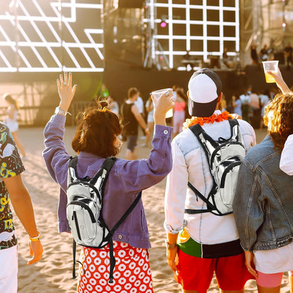 Nepest Hydration Pack Backpack for Women & Men, Lightweight Water Backpack with 2L Water Bladder for Hiking Cycling Running Biking