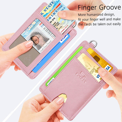 FurArt Slim Minimalist Wallet, Front Pocket Wallets, RFID Blocking, Credit Card Holder for Men & Women