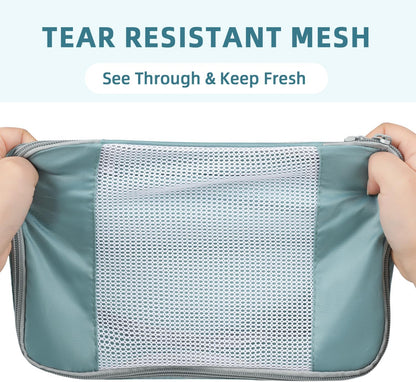 BAGAIL 6 Set/8 Set/10 Set Packing Cubes Various Sizes Packing Organizer for Travel Accessories Luggage Carry On Suitcase