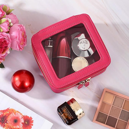 Aveniee Mini Clear Makeup Bag, Small Cosmetic Bags Travel Toiletry Pouch - Image 4