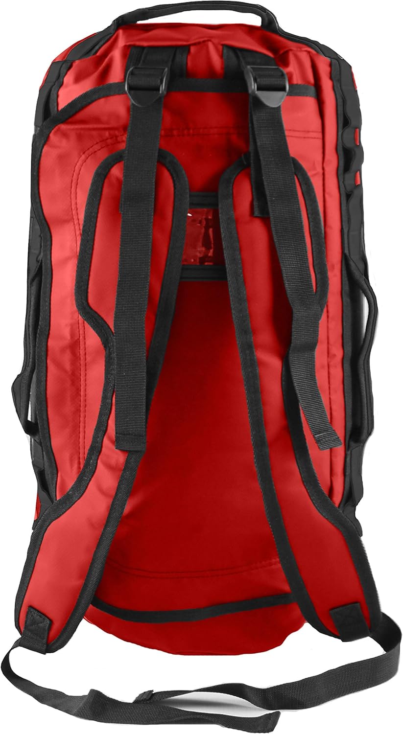 Element Equipment Trailhead Duffel Bag Shoulder Straps Waterproof Red Medium
