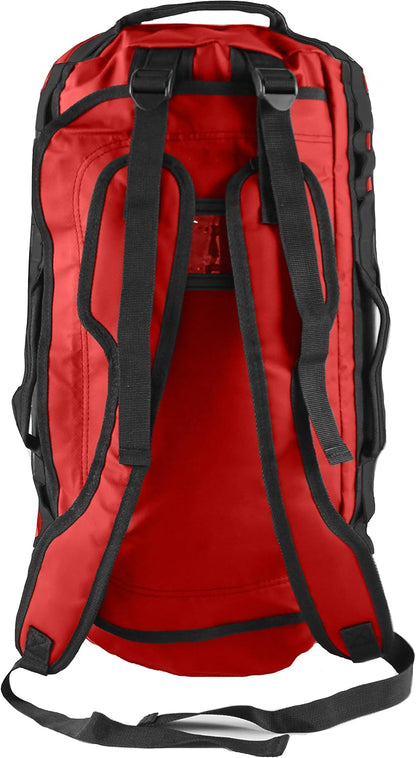 Element Equipment Trailhead Duffel Bag Shoulder Straps Waterproof Red Small