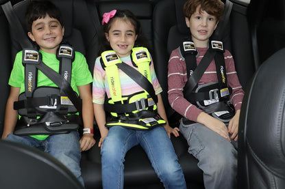 Large Yellow, Lightweight, Compact, Portable Car Seat - Perfect for Travel and Everyday Child Safety