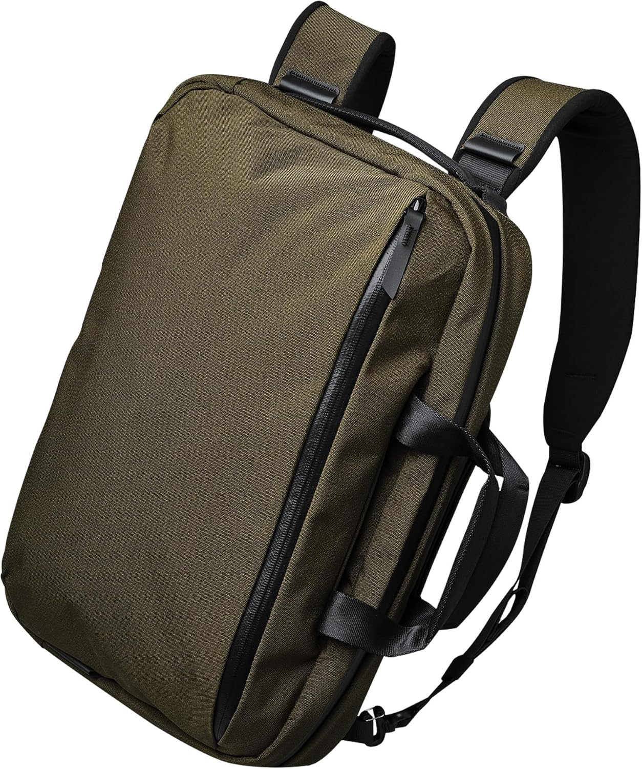 ALPAKA Elements Tech Brief Pro 12L -3-in-1 Recycled Fabric Laptop Briefcase Backpack for 16" Laptop, Anti-Theft Secure with Luggage Pass-Through, Water-Resistant, Fits Tech & Business Essentials,Green