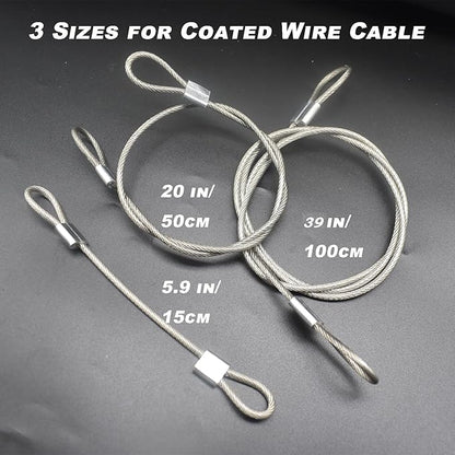 20 pcs 6 inch 3mm Thickness Stainless Steel Wire Cable - Image 5