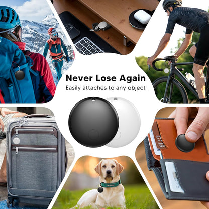 Air Tracker Tag for Android Smart Tag（Not for iOS）Air Tracker Tags-4 pack Android Work with Google Find Hub App Key Finder Bluetooth Tracker Item Locator for Purse, Keys, Luggage, Backpack, Pets，etc.