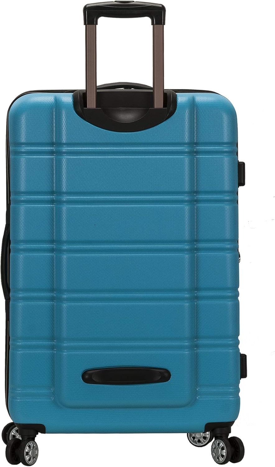 Rockland Melbourne Hardside Expandable Spinner Wheel Luggage, Turquoise, 2 Piece (20/28)
