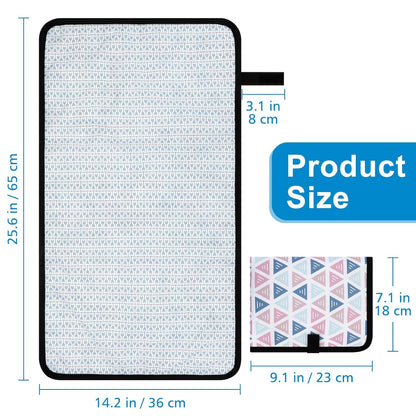 Accmor Portable Diaper Changing Pad, Waterproof Baby Changing Mat, Foldable Portable Travel Changing Pads for Baby, Triangle