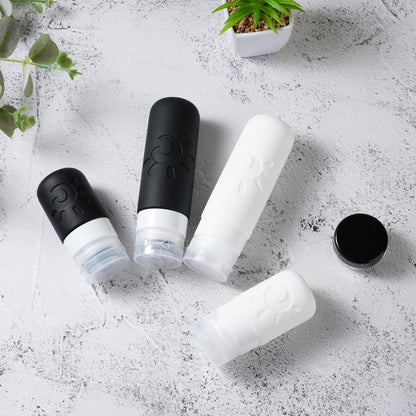 18 Pack travel Bottles for Toiletries, TSA Approved Silicone Travel Containers Leak Proof Refillable Travel Accessories for Shampoo Conditioner Lotion Body Wash(Multicolored G)