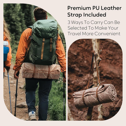 100% Wool Blanket, 48" x 62", Warm, Thick, Washable, Military Wool Blanket, Great for Camping, Outdoors, Sporting Events, Survival Kits