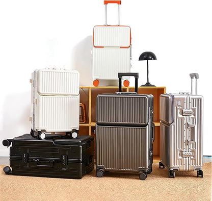 2-Piece Hardshell Zipperless Luggage Set, 20/26" Aluminum Frame Hardshell - Image 9
