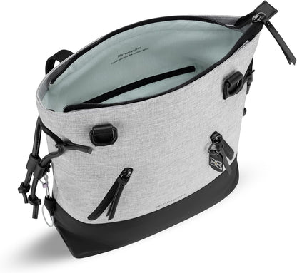 Sherpani Tempest, Anti-Theft Convertible Backpack, Teacher Tote Bag, Travel Backpack for Women, Fits 15 Inch Laptop (No Sleeve) (Sterling)