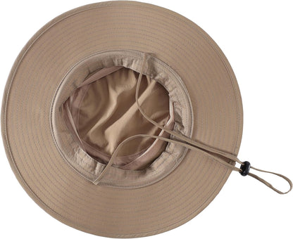 Home Prefer UPF 50+ Men's Sun Hat Wide Brim Bucket Hat UV Protection Hat for Mens Womens Beach Safari Gardening Golf Fishing