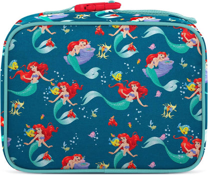 Simple Modern Disney Kids Lunch Box for School | Reusable Insulated Lunch Bag for Toddler, Girl, and Boy | Meal Containers with Exterior & Interior Pockets | Hadley Collection | Ariel's Day Dream