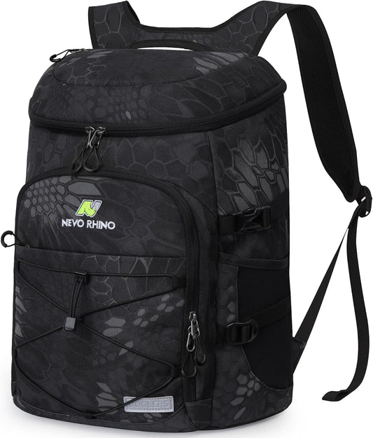 N NEVO RHINO Backpack Coolers Insulated Leak Proof 36/54 Cans,Portable Lightweight Waterproof Insulated Cooler Backpack for Men & Women Ideal for Camping,Travel,Beach,Picnics,Lunch & Day Trips