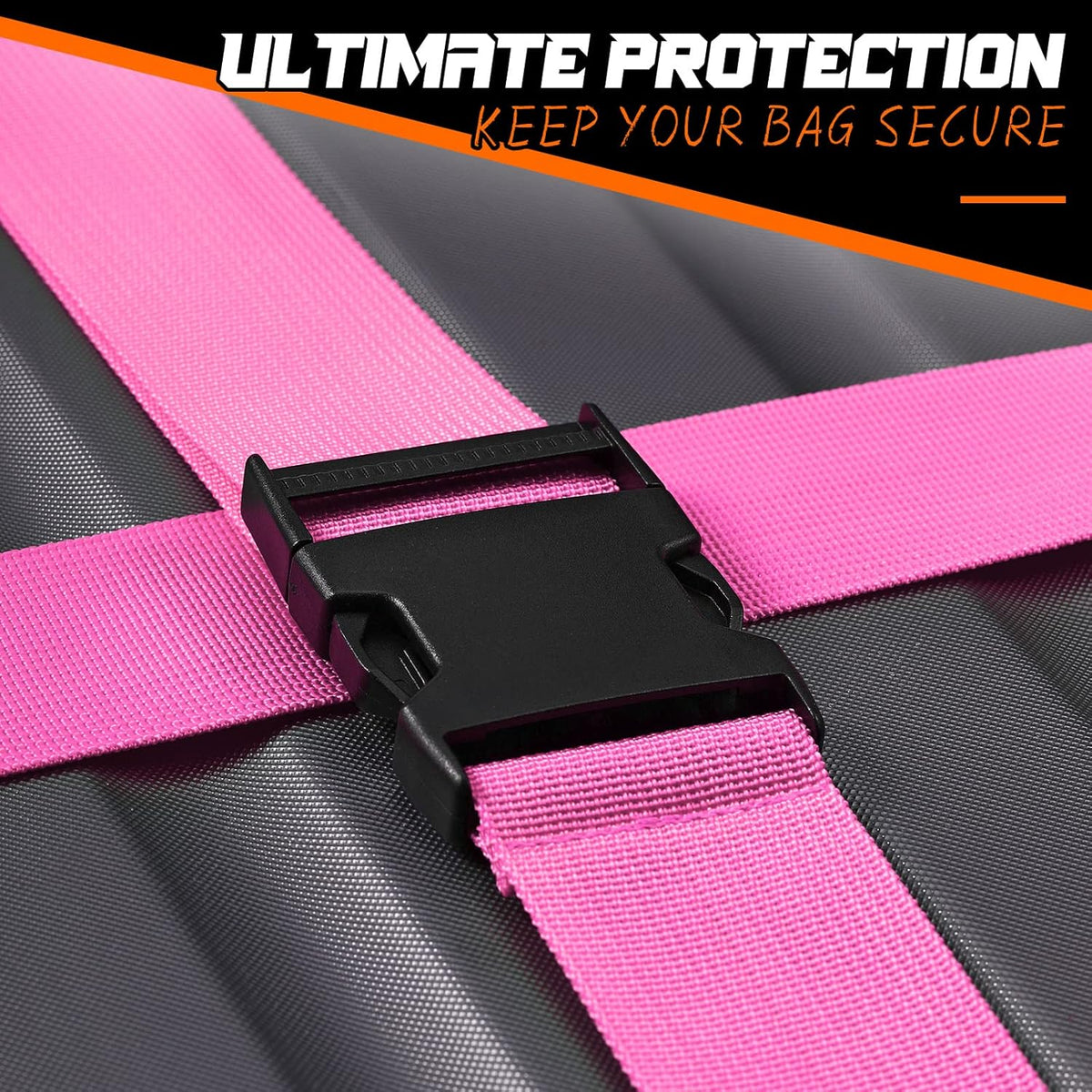 Eccliy 12 Pack Luggage Straps Suitcase Belts Wide Adjustable Packing Straps Travel Belts Accessories for Business Packing(Multicolor)
