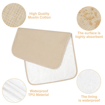 Accmor Portable Diaper Changing Pad, Waterproof Foldable Baby Changing Mat for Travel, Baby Essentials Shower Registry Gifts