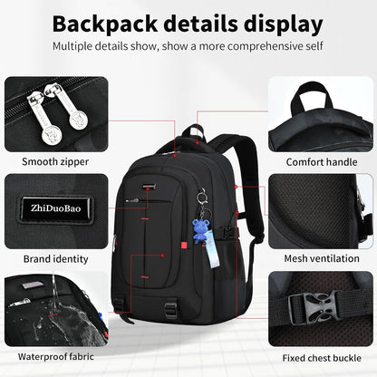 Backpack for School Boys Backpacks for Kids Camo Bookbag for Middle School Bags high school Waterproof Travel Back Pack