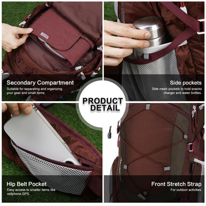 MOUNTAINTOP 25L/40L Hiking Backpack,Lightweight Travel Backpack for Men Women Outdoor Backpacking, Camping