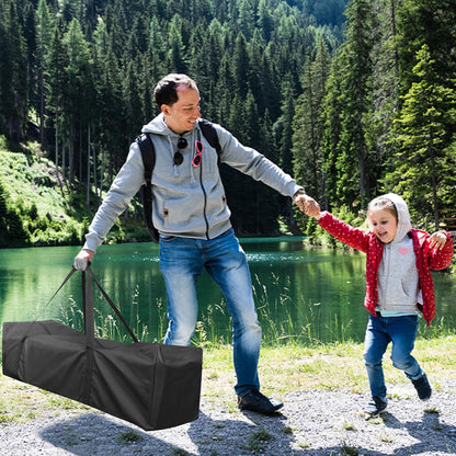 INFANZIA 50inch Sports Duffel Travel Bag, 138L Extra Large Duffel Luggage Bag with Upgrade Zipper, Water Resistant & Foldable Equipment Storage Bag for Camping Tent Tripod Fishing