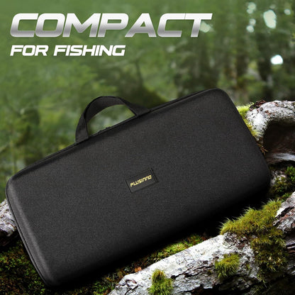 PLUSINNO Fishing Rod and Reel Combos Carbon Fiber Telescopic Fishing Pole with Reel Combo Sea Saltwater Freshwater Kit Fishing Rod Kit