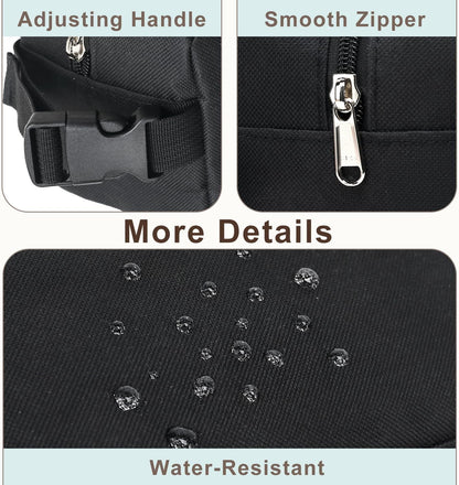FlowFly Small Insulated Lunch box Portable Soft Bag Mini Cooler Thermal Meal Tote Kit with Buckle for Work, CyanWithBuckle