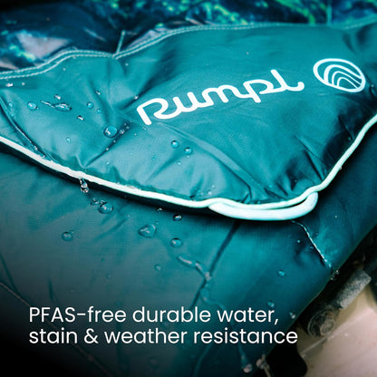 Rumpl Green Northern Lights Puffy Throw Blanket